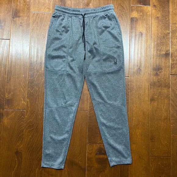 Spyder Active Proweb Athletic Gray Jogger Sweatpants Men's Size Medium - Picture 3 of 7